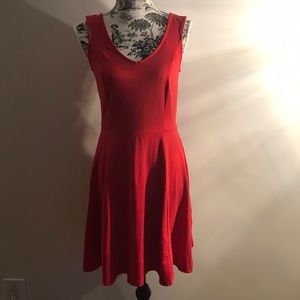 Pink Cynthia Rowley fit and flare dress